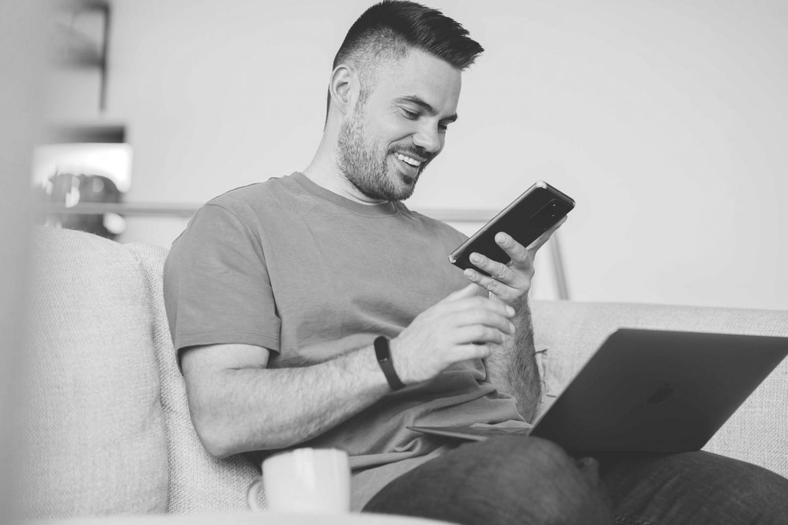 Modern learning space where families gather to learn about investing